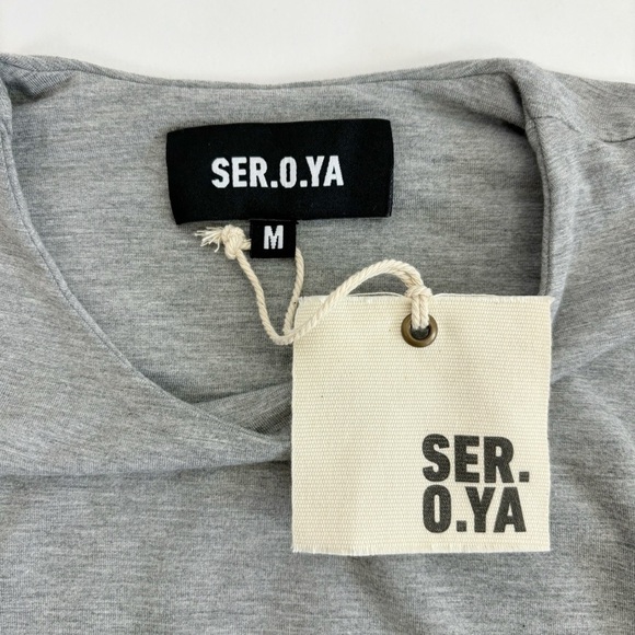 SER.O.YA Nylon Dress in Heathered Grey Size M - Picture 6 of 10